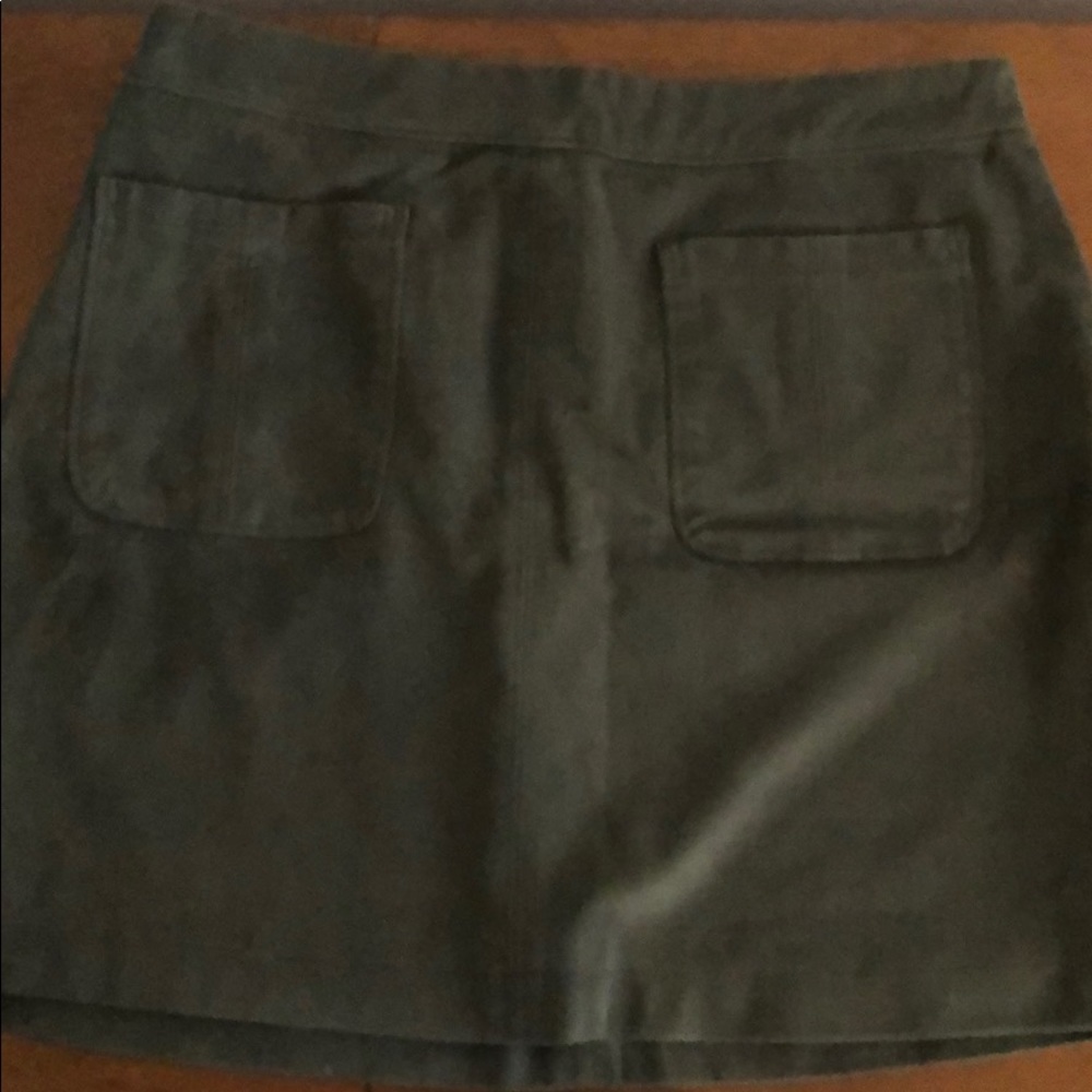 Abercrombie and Fitch suede skirt